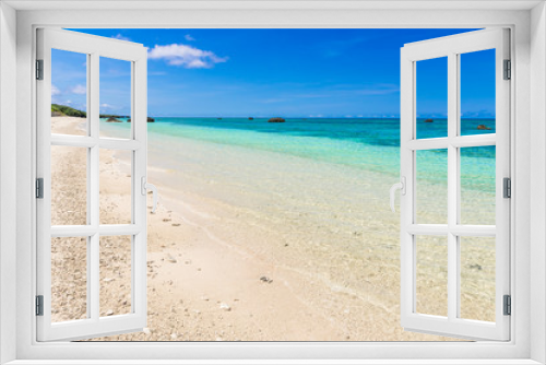 Fototapeta Naklejka Na Ścianę Okno 3D - 多良間島の海