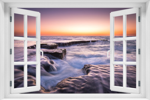Fototapeta Naklejka Na Ścianę Okno 3D - Beautiful beach sunset