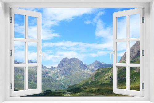 Fototapeta Naklejka Na Ścianę Okno 3D - Berge