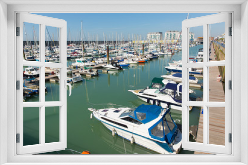 Fototapeta Naklejka Na Ścianę Okno 3D - Brighton marina East Sussex England UK 