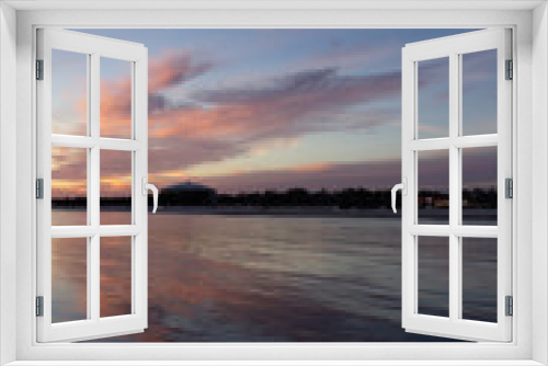 Fototapeta Naklejka Na Ścianę Okno 3D - Broadwater sunset