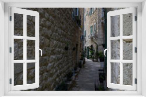Fototapeta Naklejka Na Ścianę Okno 3D - Gasse in Kotor