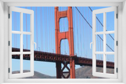 Fototapeta Naklejka Na Ścianę Okno 3D - Golden Gate Portable Photo