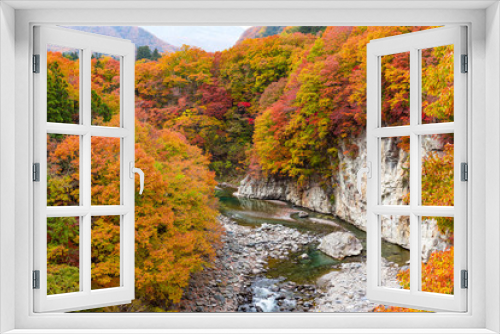 Fototapeta Naklejka Na Ścianę Okno 3D - Kinugawa in Japan