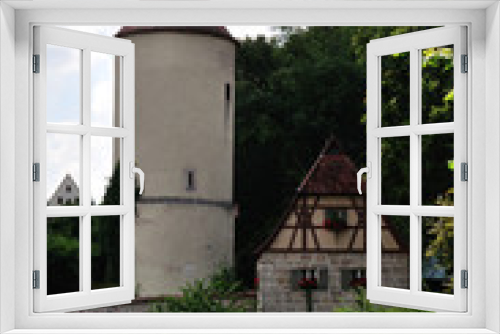 Fototapeta Naklejka Na Ścianę Okno 3D - Dinkelsbuehl