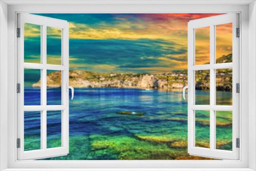 Fototapeta Naklejka Na Ścianę Okno 3D - view of Ischia island
