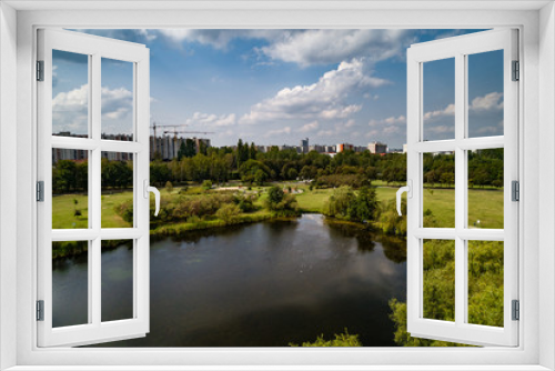 Fototapeta Naklejka Na Ścianę Okno 3D - Dolina Trzech Stawów - Katowice