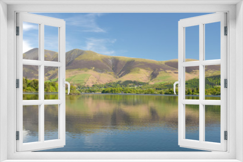 Fototapeta Naklejka Na Ścianę Okno 3D - View of Skiddaw across Derwentwater