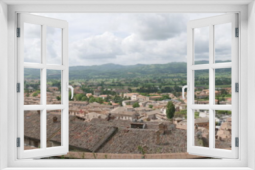 Gubbio - panorama dagli orti della cattedrale di San Mariano e Giacomo