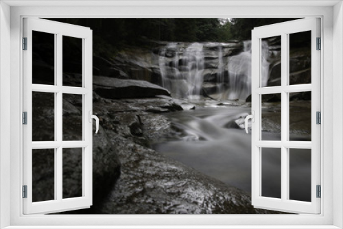 Fototapeta Naklejka Na Ścianę Okno 3D - Natural waterfall in Krkonoše