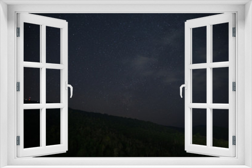 Fototapeta Naklejka Na Ścianę Okno 3D - star in the night sky