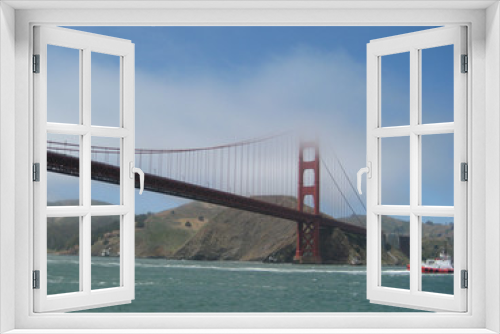 Fototapeta Naklejka Na Ścianę Okno 3D - Golden Gate Bridge Californien San Francisco 3