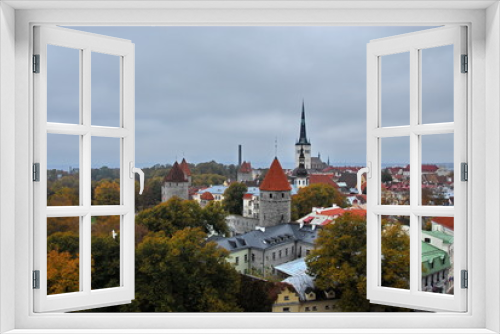 Fototapeta Naklejka Na Ścianę Okno 3D - Estonia. Old Tallinn is one of the most beautiful cities in Europe.