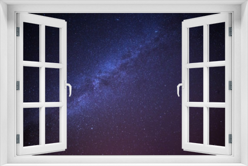 Fototapeta Naklejka Na Ścianę Okno 3D - Milky Way and Starry Night Sky before Dawn.
