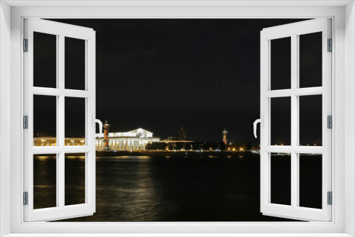 Fototapeta Naklejka Na Ścianę Okno 3D - night view of St. Petersburg