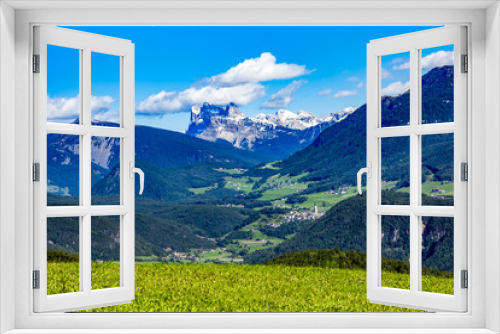 Fototapeta Naklejka Na Ścianę Okno 3D - Landscape around Ritten in South Tyrol