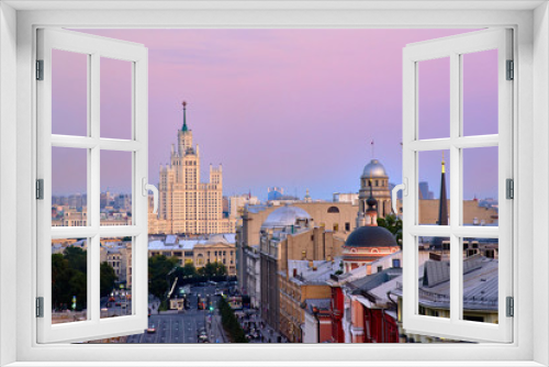 Fototapeta Naklejka Na Ścianę Okno 3D - Russia. Moscow. Panoramic view of Moscow