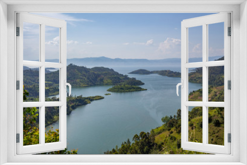 Fototapeta Naklejka Na Ścianę Okno 3D - Lake Kivu in Rwanda