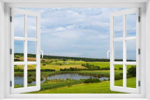 Fototapeta Naklejka Na Ścianę Okno 3D - Teichwiesen bei Rohrbach  im Burgenland