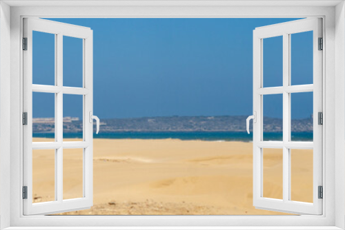 Fototapeta Naklejka Na Ścianę Okno 3D - Beach and Essaouira, pano