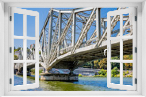 Fototapeta Naklejka Na Ścianę Okno 3D - Le Pont ferrovière de la Mulatière