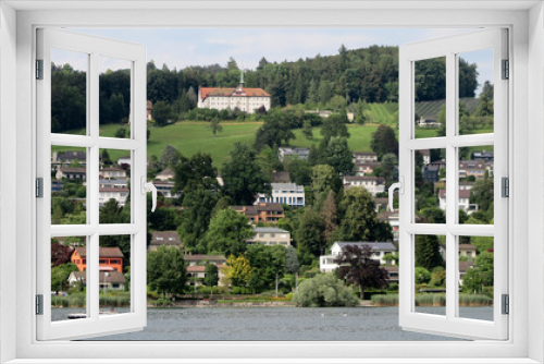 Fototapeta Naklejka Na Ścianę Okno 3D - luzern lake switzerland
