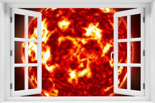Fototapeta Naklejka Na Ścianę Okno 3D - Sun in space star