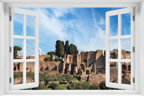 Fototapeta Naklejka Na Ścianę Okno 3D - Old city of Rome at the day time, Italy