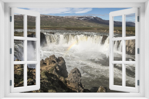 Fototapeta Naklejka Na Ścianę Okno 3D - Godafoss Waterfall, Iceland