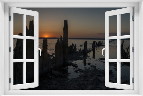 Fototapeta Naklejka Na Ścianę Okno 3D - Leman's Sunrise