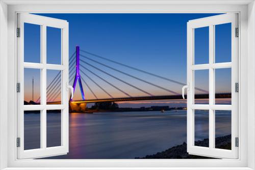 Fototapeta Naklejka Na Ścianę Okno 3D - Niederrheinbrücke Wesel
