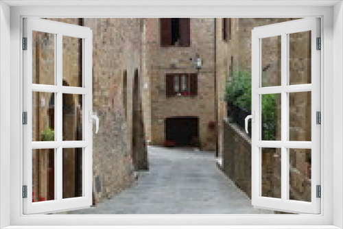 Fototapeta Naklejka Na Ścianę Okno 3D - Scorcio di Monticchiello, Regione Toscana