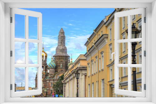 Fototapeta Naklejka Na Ścianę Okno 3D - St Petersubrg landmarks, Russia