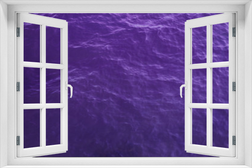 Fototapeta Naklejka Na Ścianę Okno 3D - ultraviolet sea water surface with purple waves background.
