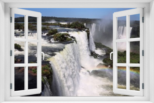 Fototapeta Naklejka Na Ścianę Okno 3D - les chutes d'Iguazu