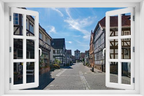 Fototapeta Naklejka Na Ścianę Okno 3D - Altstadt von Dreieichenhain, Dreieich, Hessen, Deutschland 