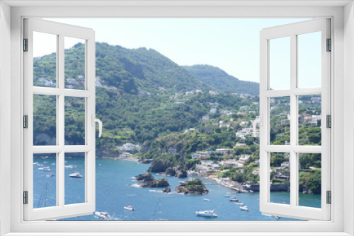 Fototapeta Naklejka Na Ścianę Okno 3D - Ischia east coast view from Castello Aragonese