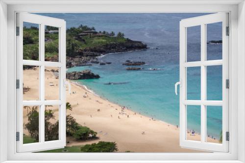 Fototapeta Naklejka Na Ścianę Okno 3D - Waimea Bay Beach Park Oahu Hawaii