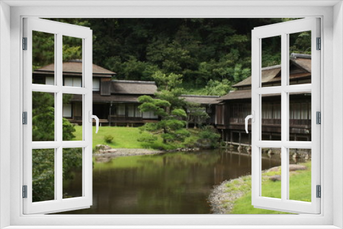 Fototapeta Naklejka Na Ścianę Okno 3D - Japanese house