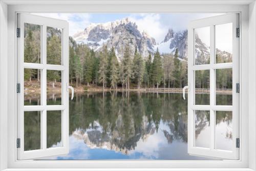 Fototapeta Naklejka Na Ścianę Okno 3D - Dolomites Italy, nature and landscape