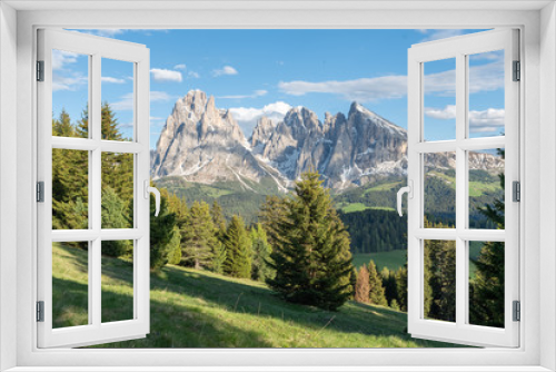 Fototapeta Naklejka Na Ścianę Okno 3D - Dolomites, Italy photography in summer