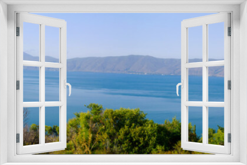 Fototapeta Naklejka Na Ścianę Okno 3D - Panoramic view of Lake Sevan, Armenia