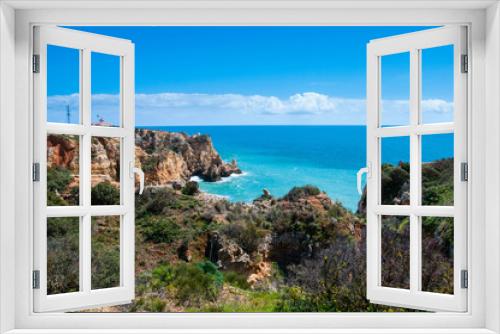 Fototapeta Naklejka Na Ścianę Okno 3D - Algarve Coastline, Portugal