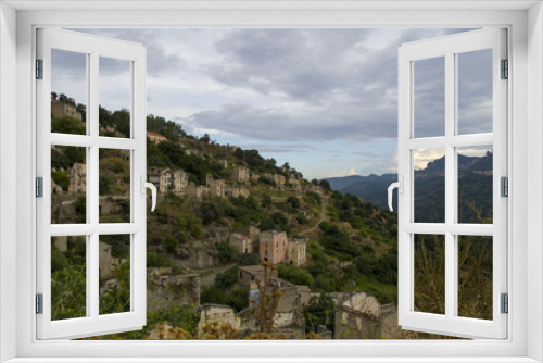 Fototapeta Naklejka Na Ścianę Okno 3D - Veduta di una paese abbandonata