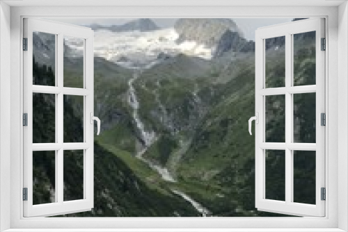 Fototapeta Naklejka Na Ścianę Okno 3D - Staudamm, Stausee, Staumauer, Zillergründl im Zillertal, Tirol, Österreich