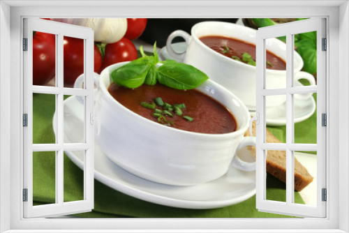 Fototapeta Naklejka Na Ścianę Okno 3D - Tomatensuppe