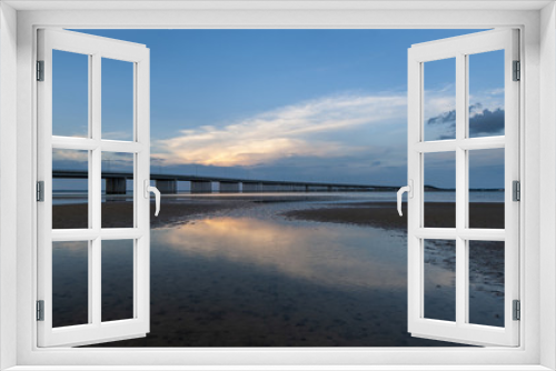 Fototapeta Naklejka Na Ścianę Okno 3D - Bay of Saint Louis, Mississippi, Bridge