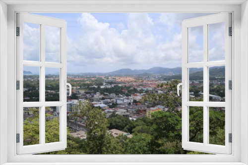 Fototapeta Naklejka Na Ścianę Okno 3D - panoramic view of the Phuket city