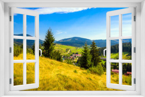 Fototapeta Naklejka Na Ścianę Okno 3D - Summer mountains landscape