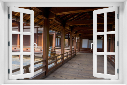 Fototapeta Naklejka Na Ścianę Okno 3D - 木造 神社 日本 建築